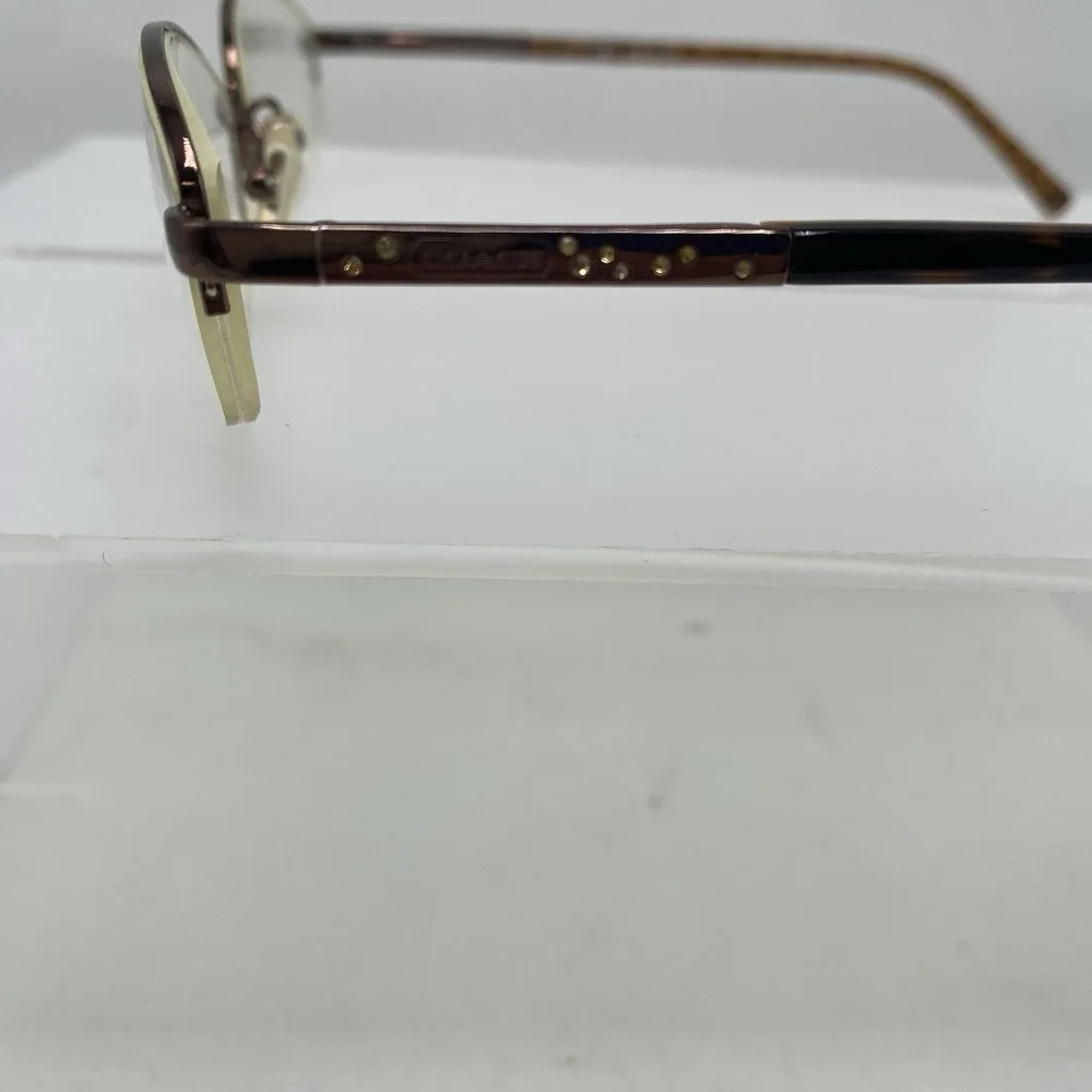 Coach Eyeglasses Sunglasses FRAMES ONLY Faye 53-18-140 Brown Tortoise 202